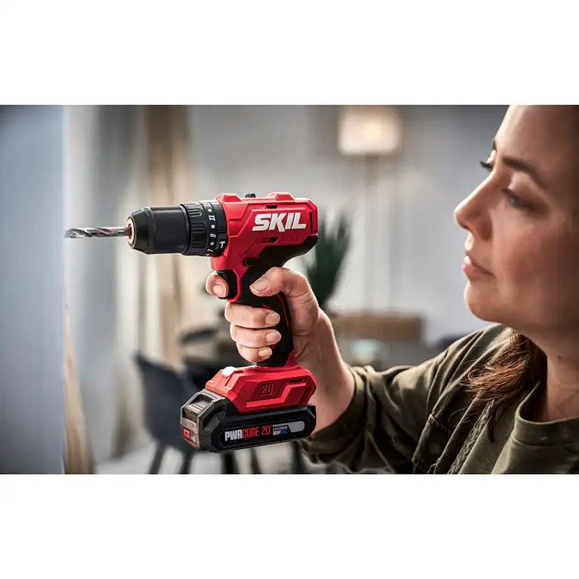 Slagborr/Skruvdragare SKIL 3021 AA Batteridriven Kolborstfri