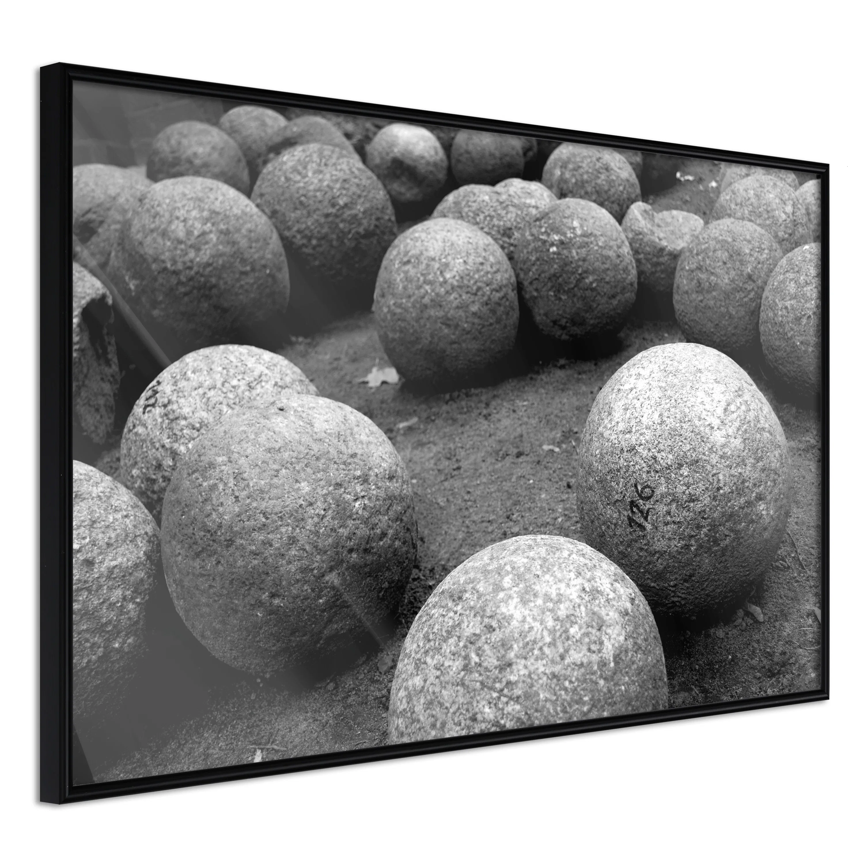 Poster Artgeist Affisch Stone Balls