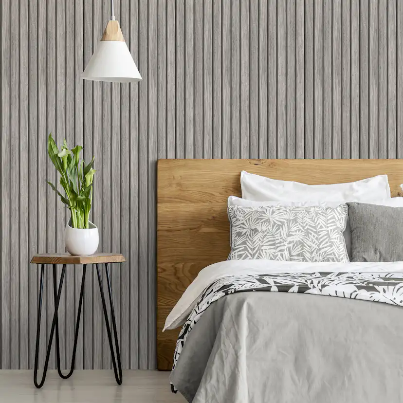 Tapet Easy Decor Trä Strokes Grå Brun 121109