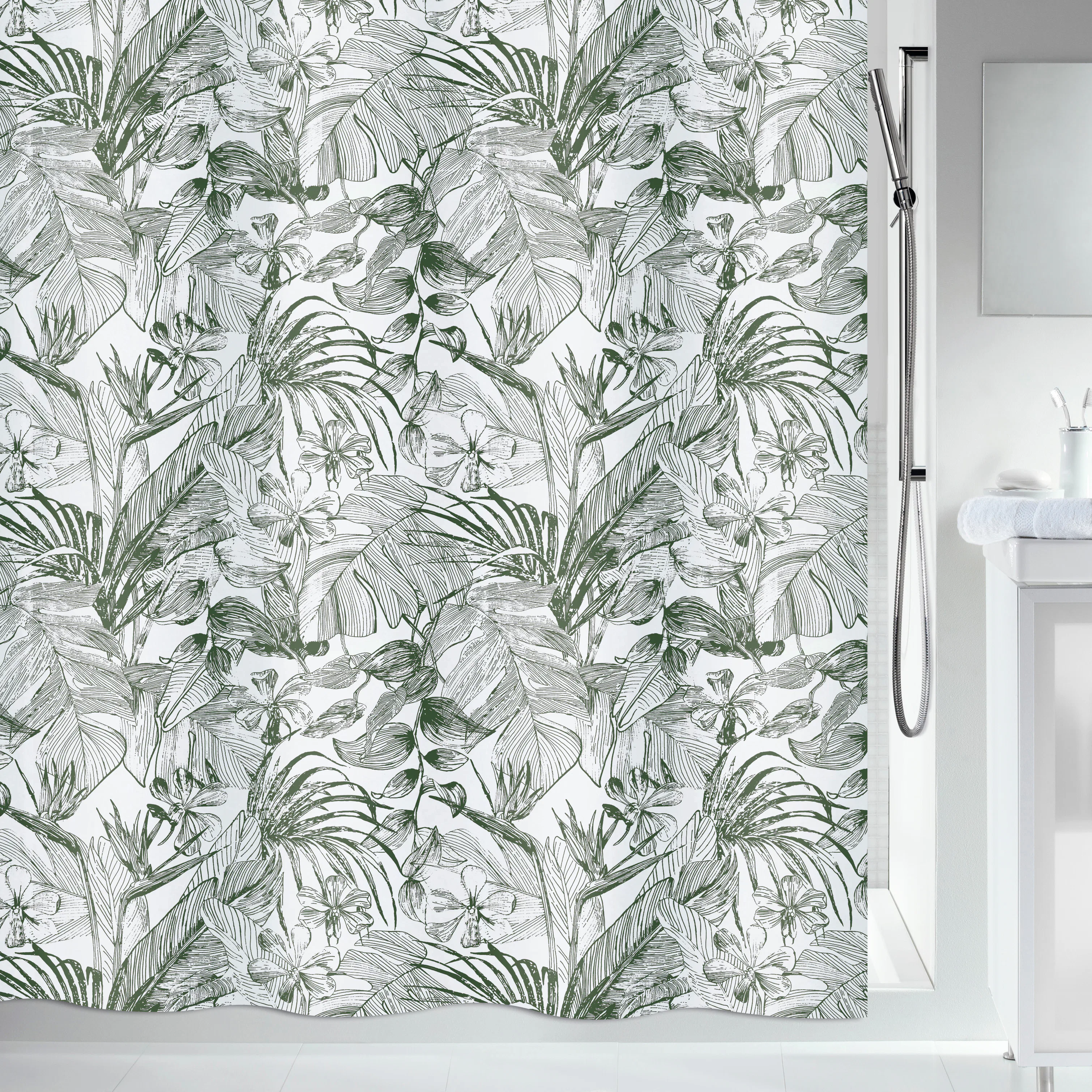 Duschdraperi Spirella Tropic 180X200