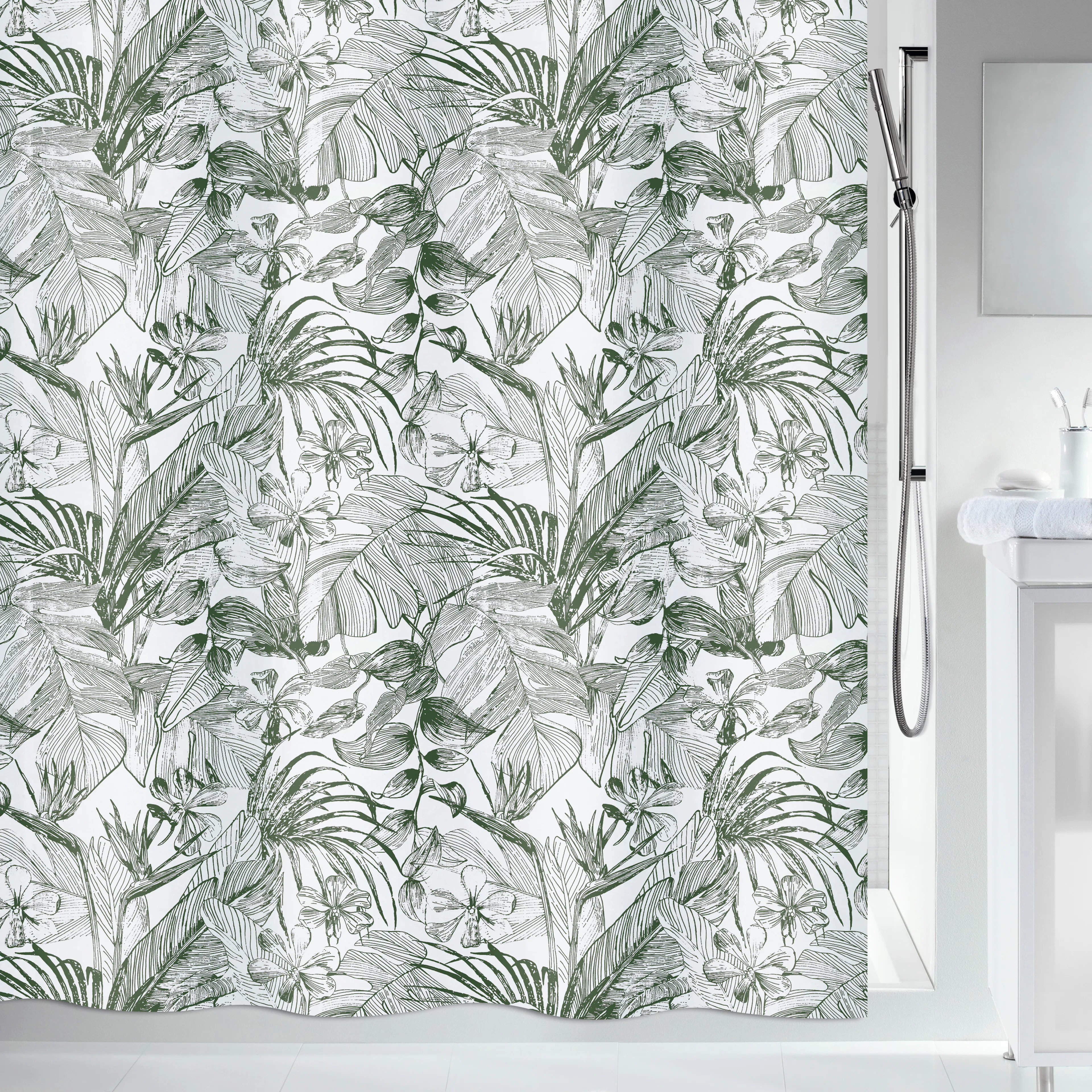 Duschdraperi Spirella Tropic 180X200