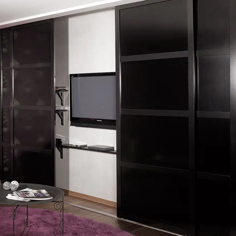 Ramverk Lundbergs Shoji Svart