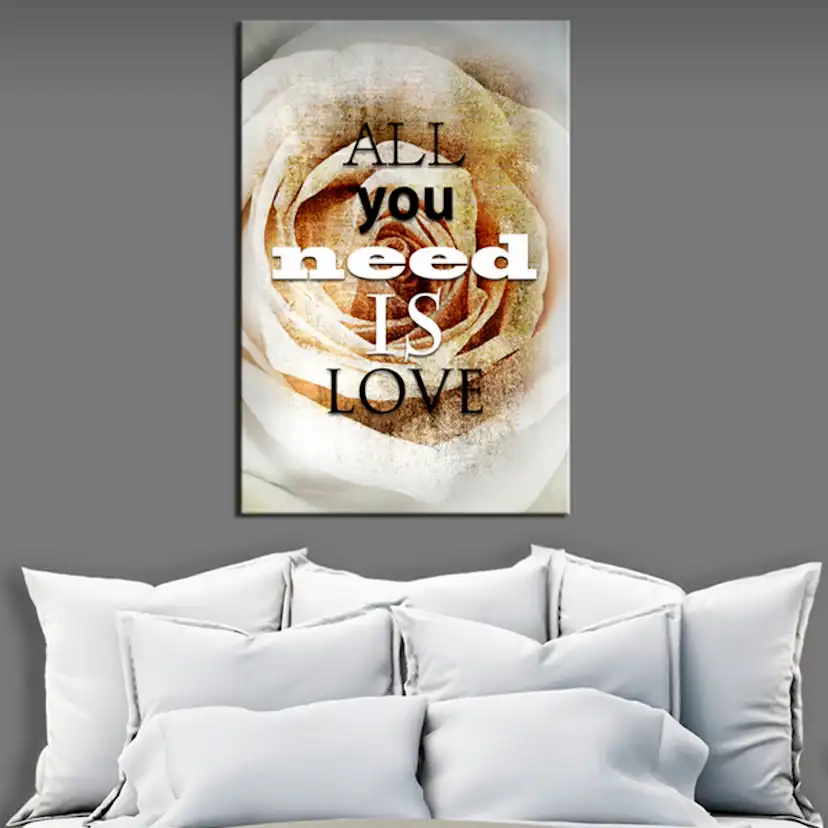 Tavla Arkiio Love Rose 80x120