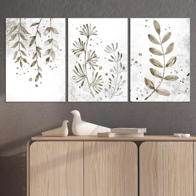 Tavla Arkiio Twigs 3 delar 120x60