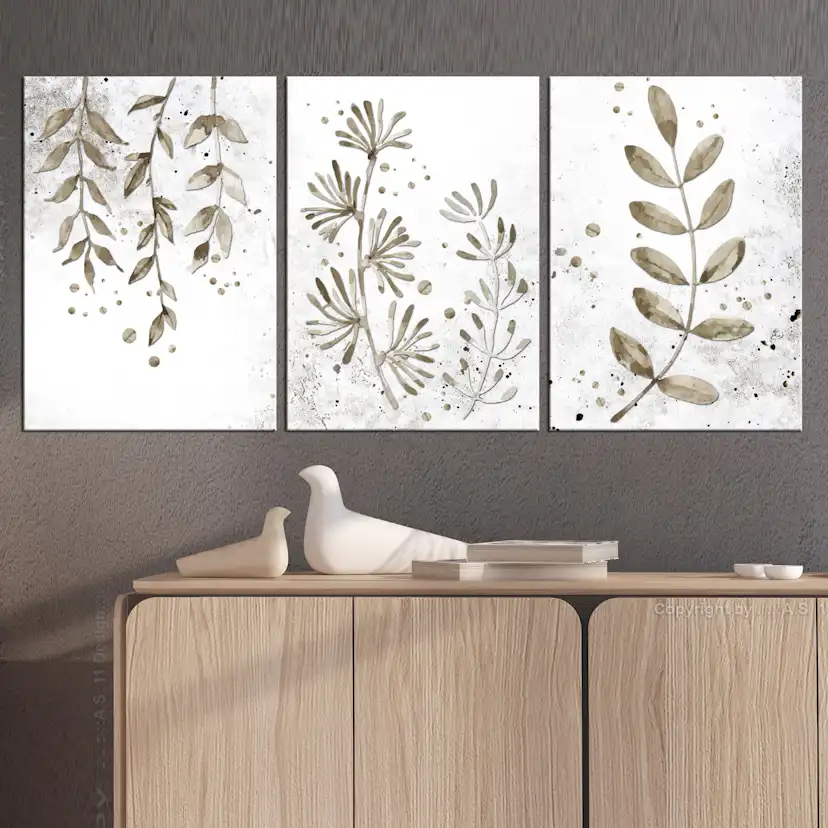Tavla Arkiio Twigs 3 delar 120x60