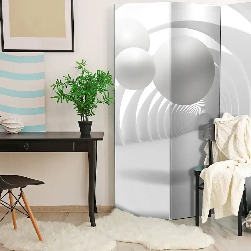 Rumsavdelare Arkiio White Tunnel 135x172 cm