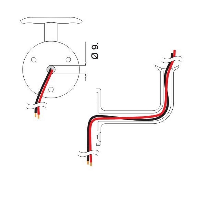 Väggfäste Herrljunga Ledstångsfabrik 0103 Utomhus Skålad