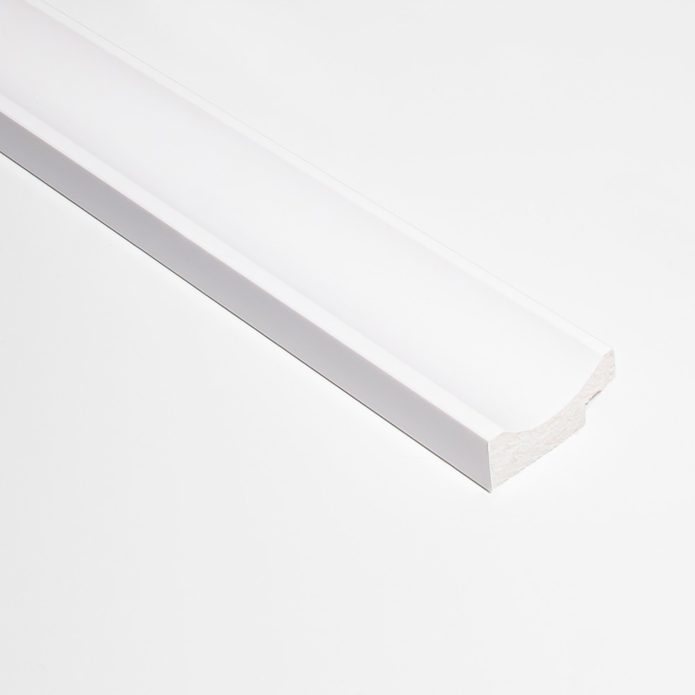 Avslutningslist Lamelio Infinity Onda Vit Avslut 3,2 cm Höger