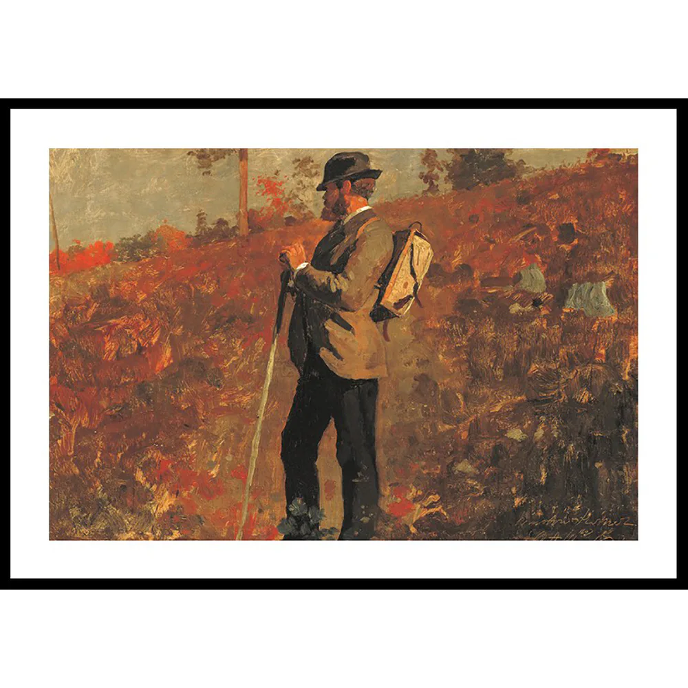 Poster Gallerix Man With A Knapsack By Winslow Homer