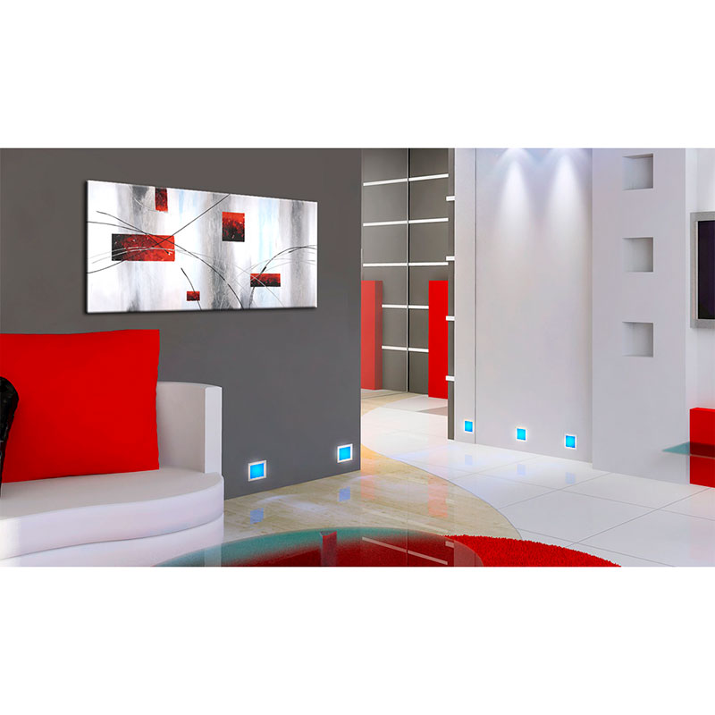 Handmålad Tavla Arkiio  Geometrisk Manifestation 100x40