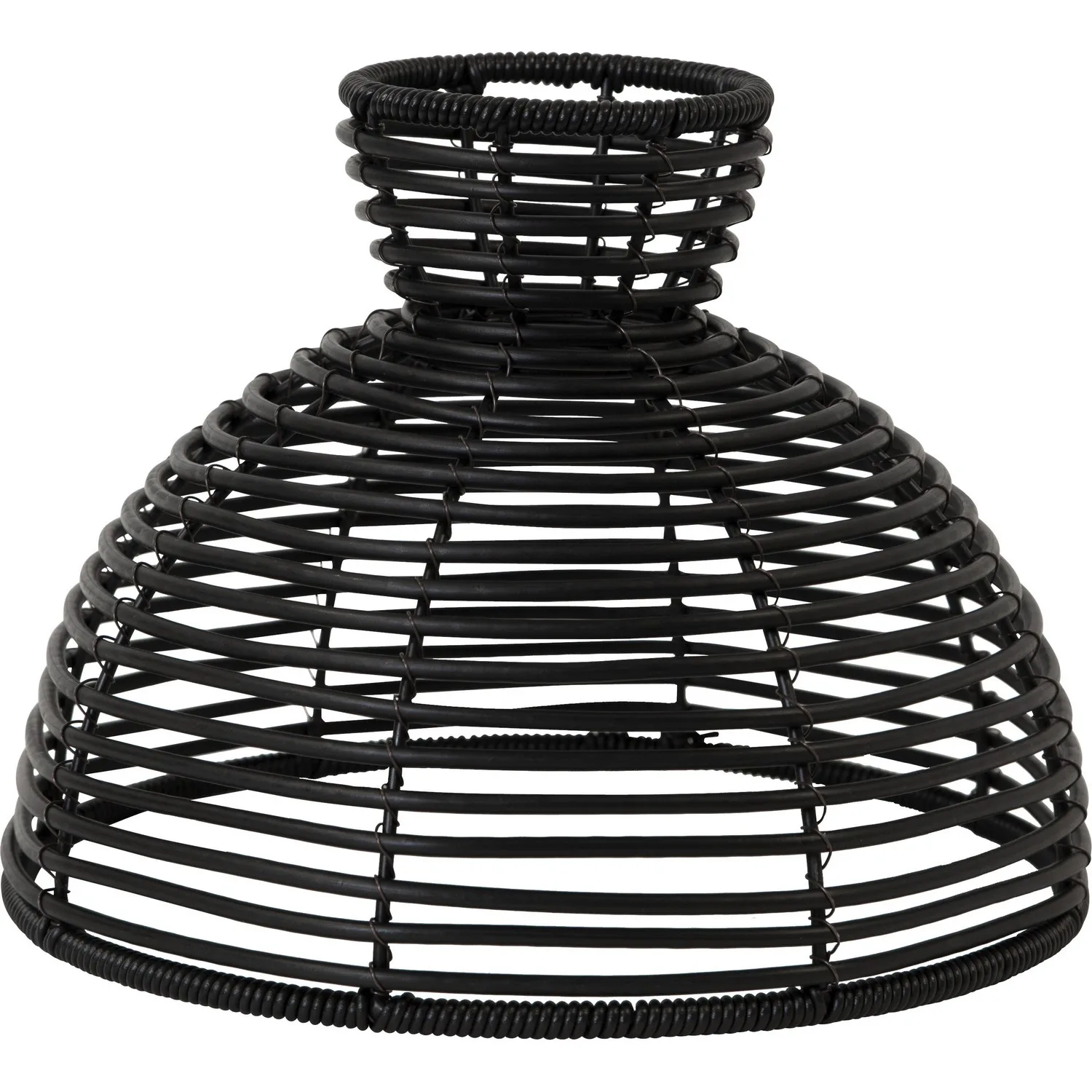 Lampskärm Runde 20cmSvart Bredd: 260 mm