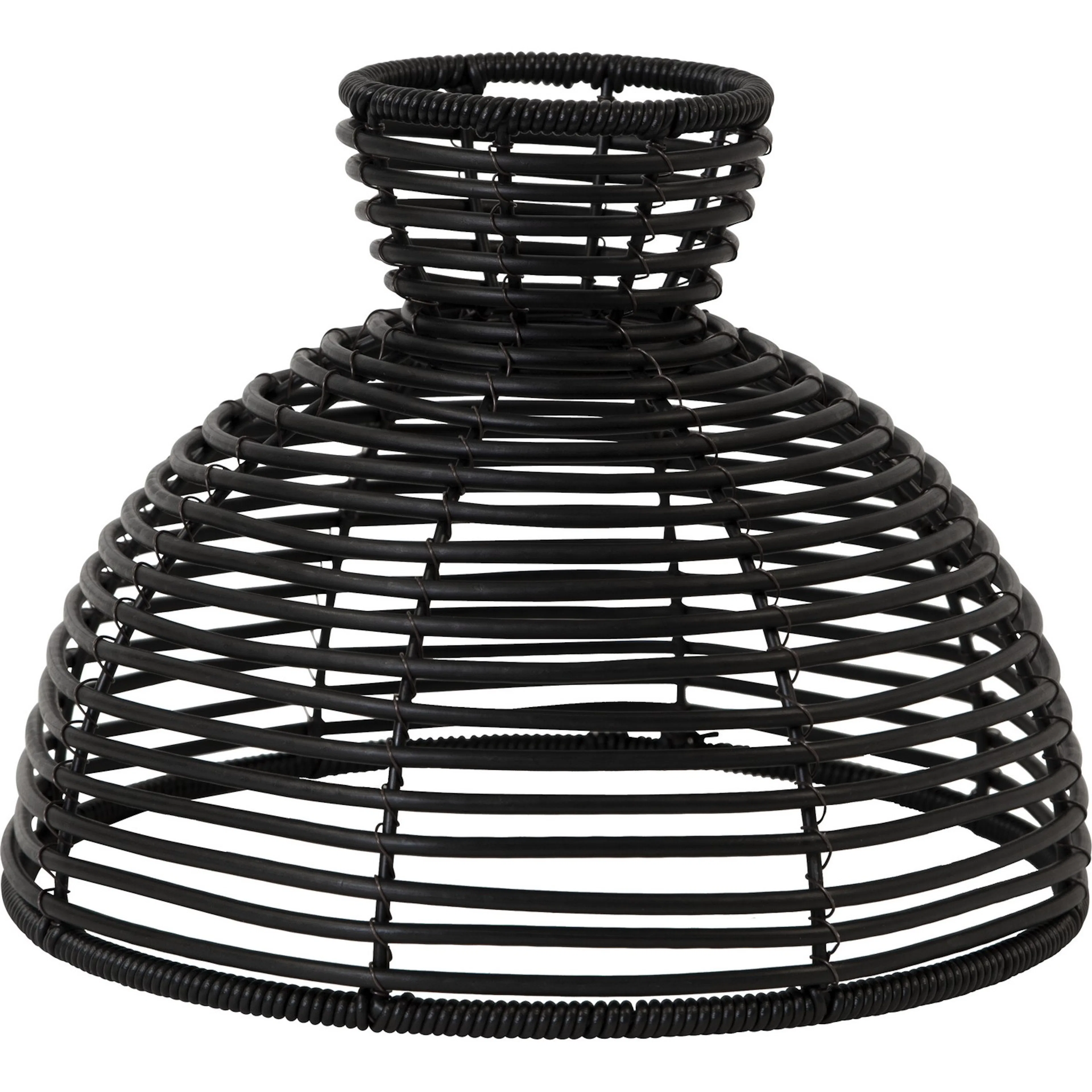 Lampskärm Runde 20cmSvart Bredd: 260 mm