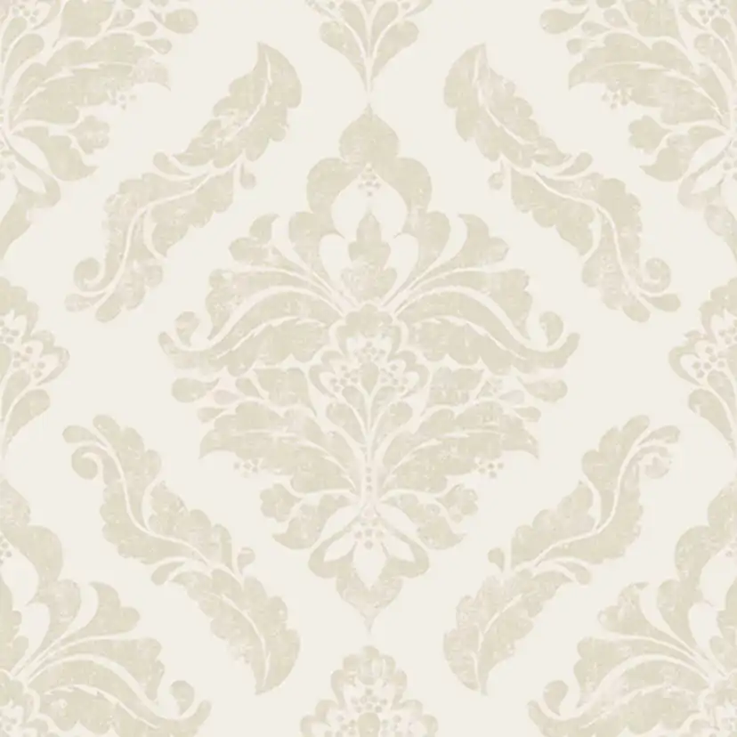 Tapet Boutique Damask Metallic Effekt Creme 104156