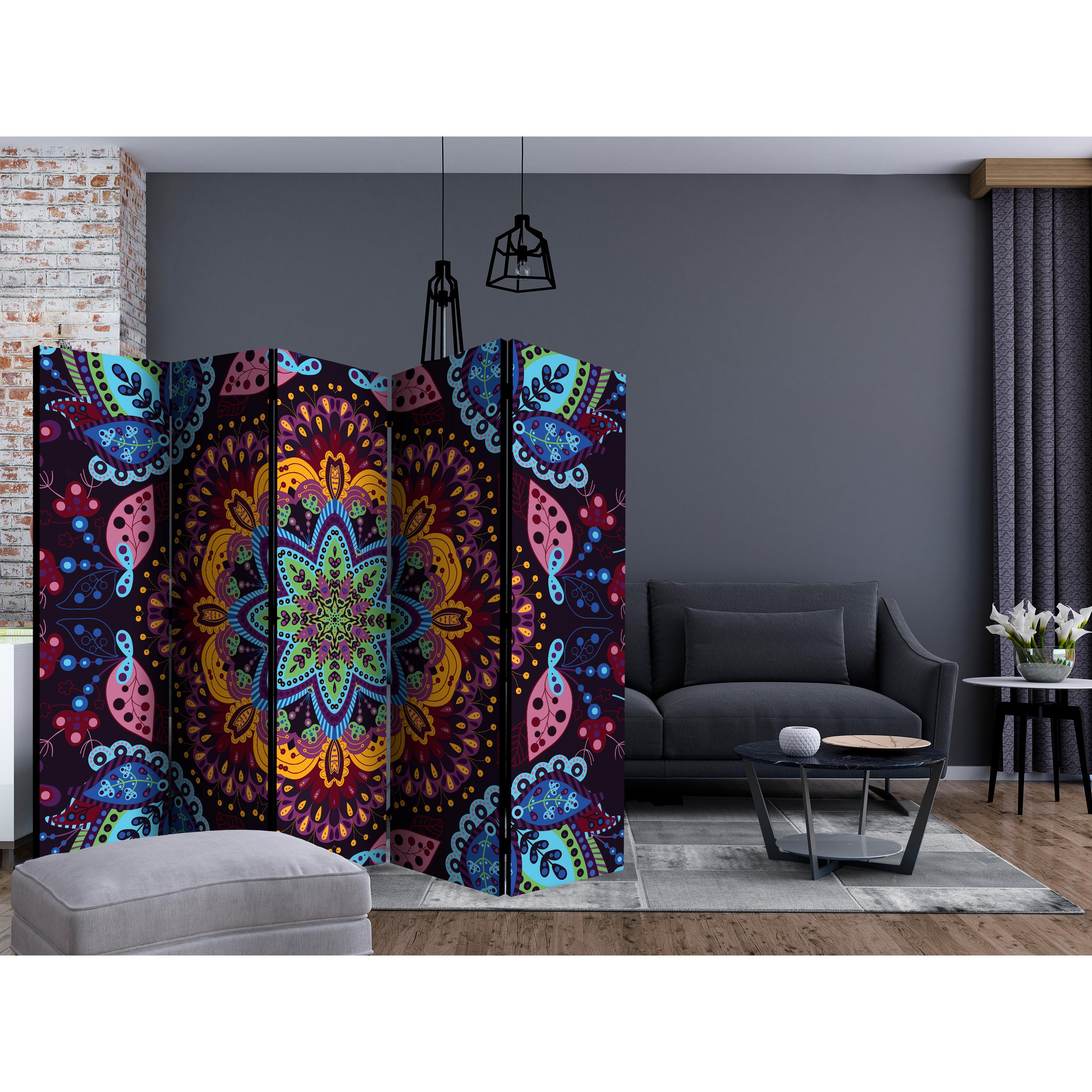 Rumsavdelare Arkiio Colourful Kaleidoscope II 225x172 cm