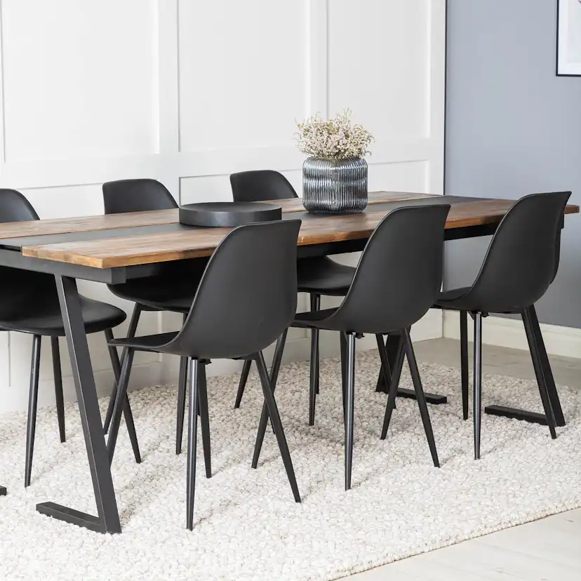 Matgrupp Venture Home Jane med 6 Pop Stolar