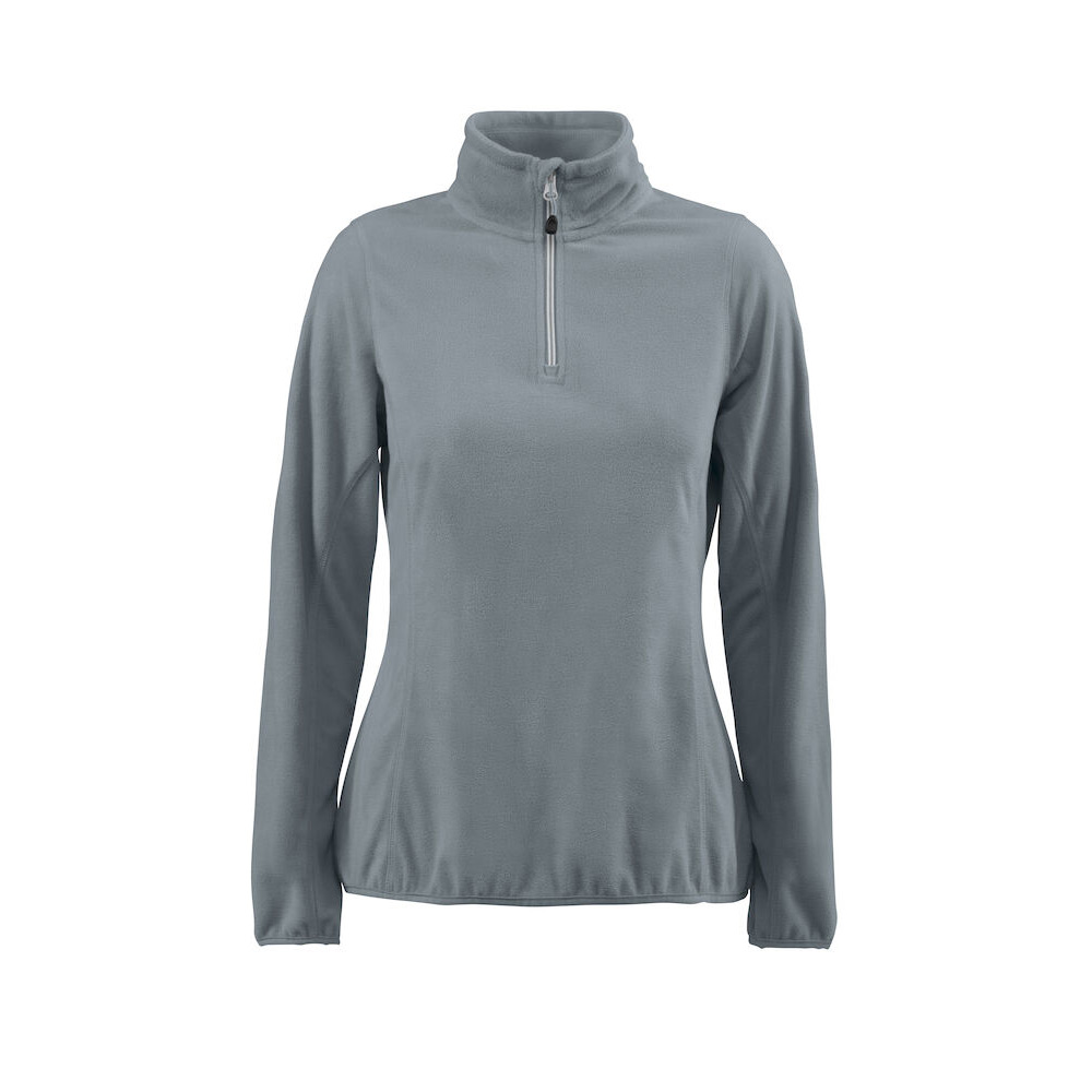 Printer Railwalk lady fleece ½ zip Metal Grey XL Storlek: XL, Färg: Metallgrå