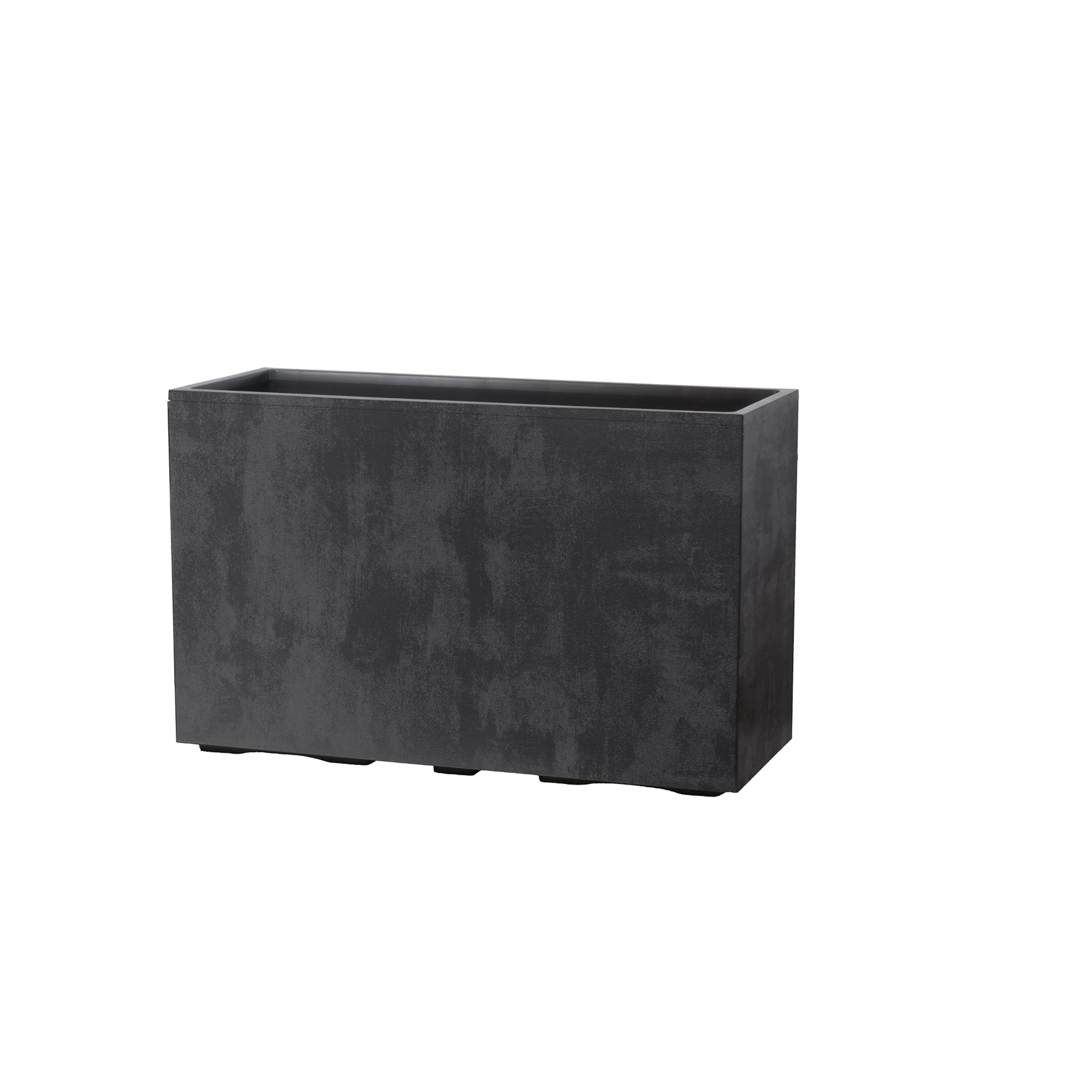 Kruka Deroma Millennium Antracit Rektangulär Med Hjul 98 x 37,5 x 62 cm