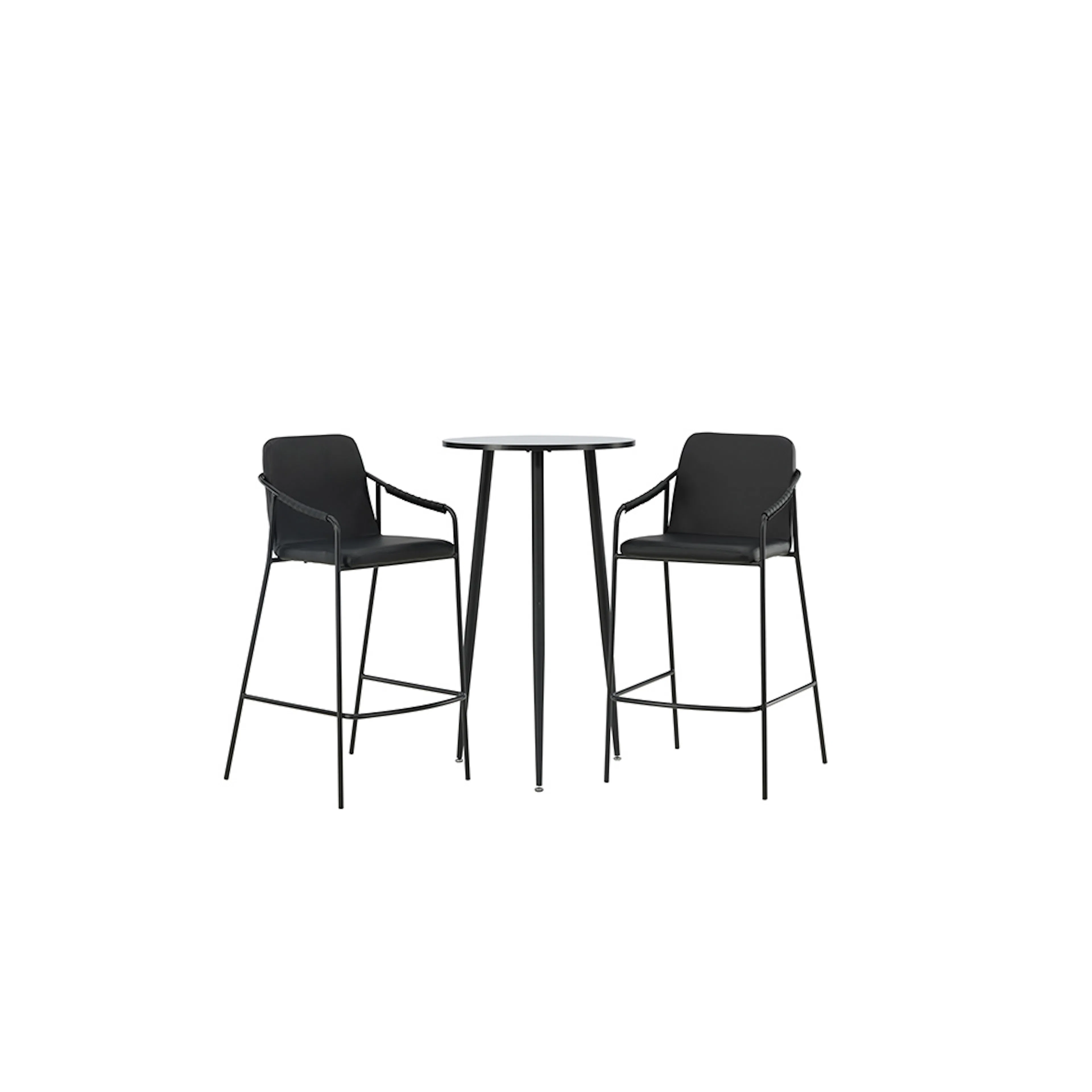 Matgrupp Venture Home Plaza Ø60 cm med 2 st Bella stolar