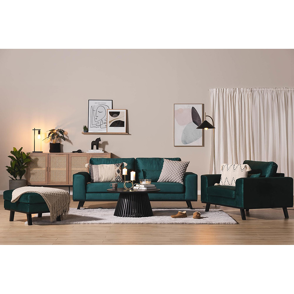 Fotpall Scandinavian Choice Copenhagen Sammet