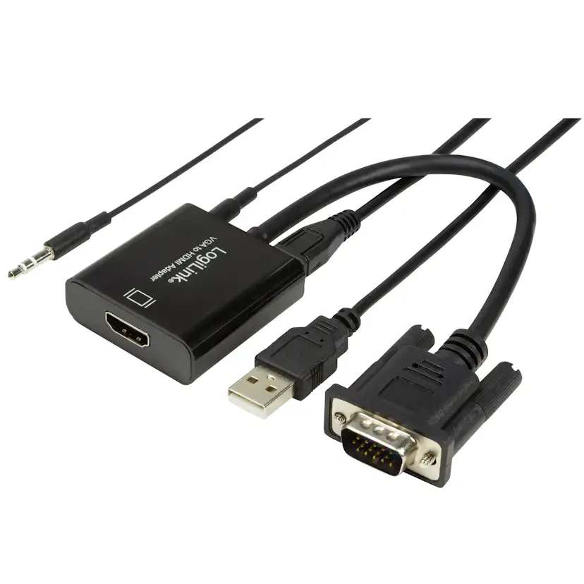 VGA + USB-ljud - HDMI