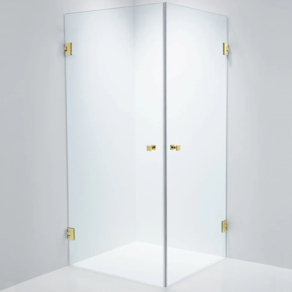 Twin Design 800x800 Guld Isglas 800x800 mm, Guld, Is