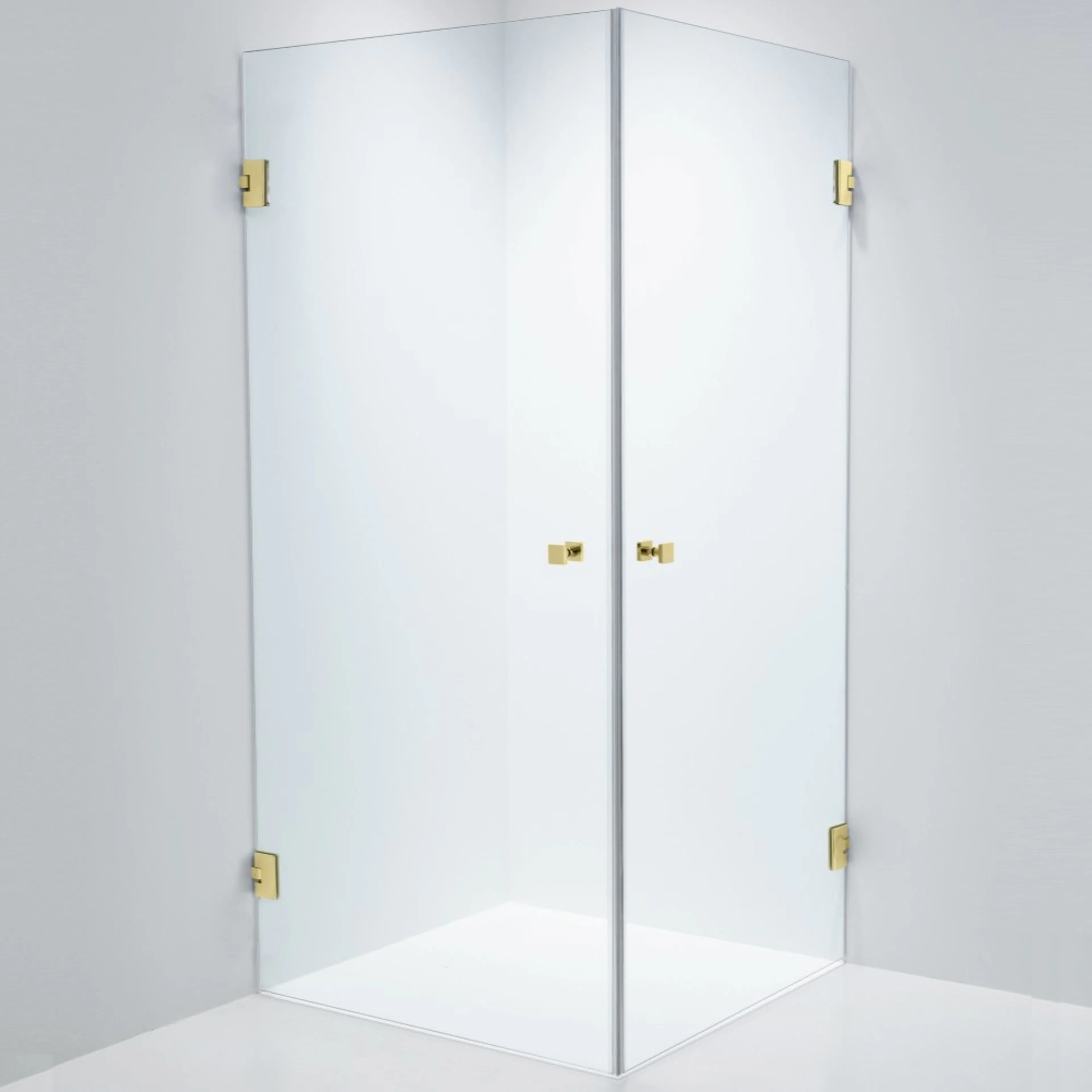 Twin Design 800x800 Guld Isglas 800x800 mm, Guld, Is