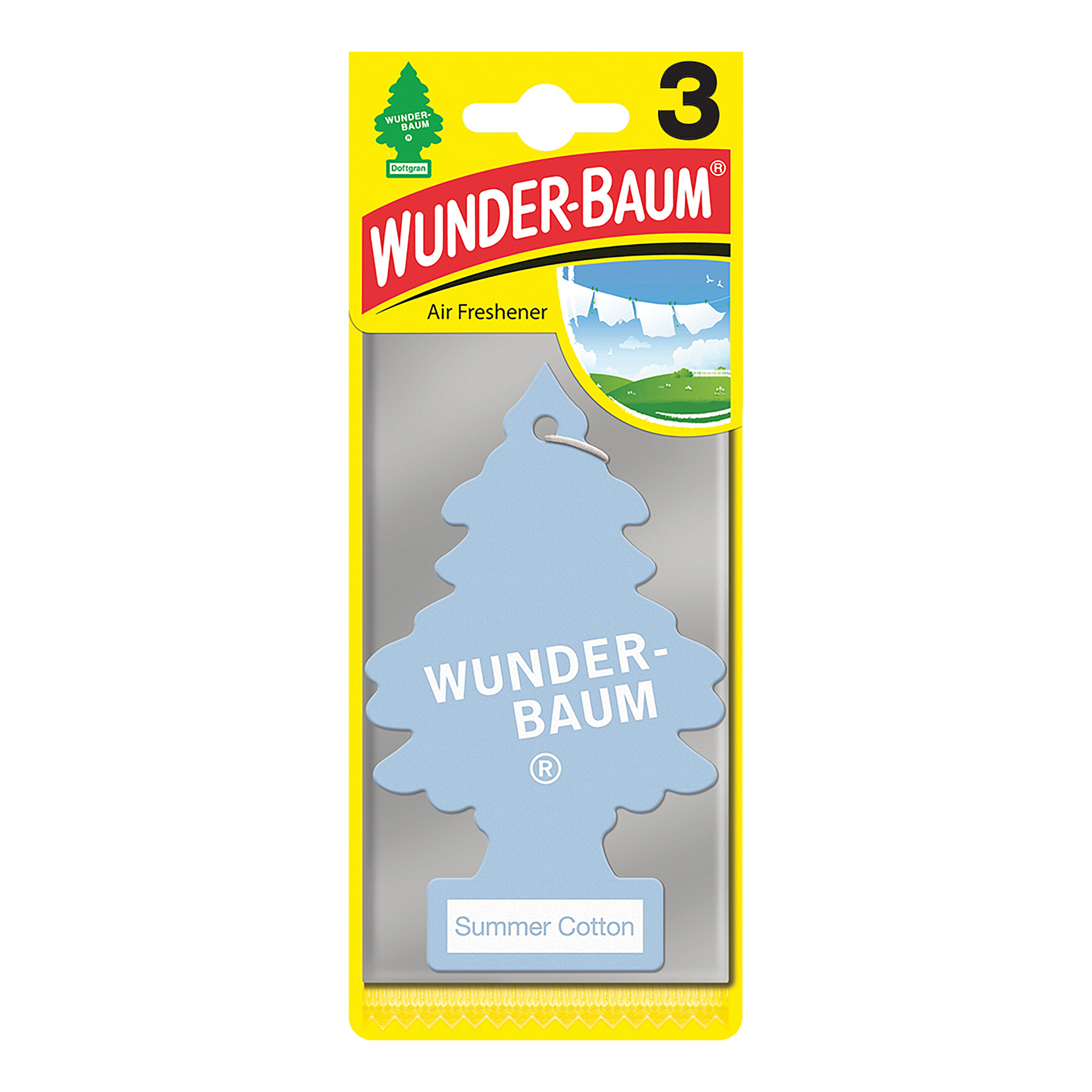 Luftfräschare Wunder-Baum Summer Cotton 3-pack