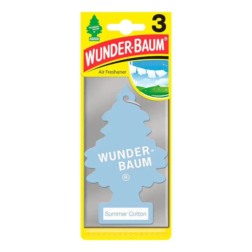 Luftfräschare Wunder-Baum Summer Cotton 3-pack