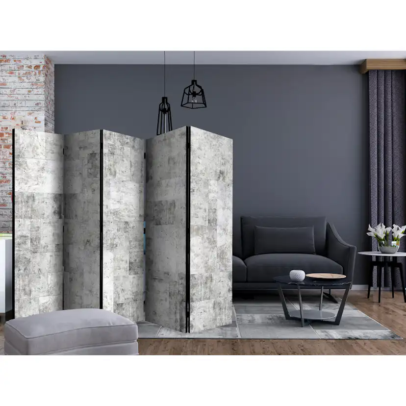 Rumsavdelare Arkiio Concrete Grey City II 225x172 cm