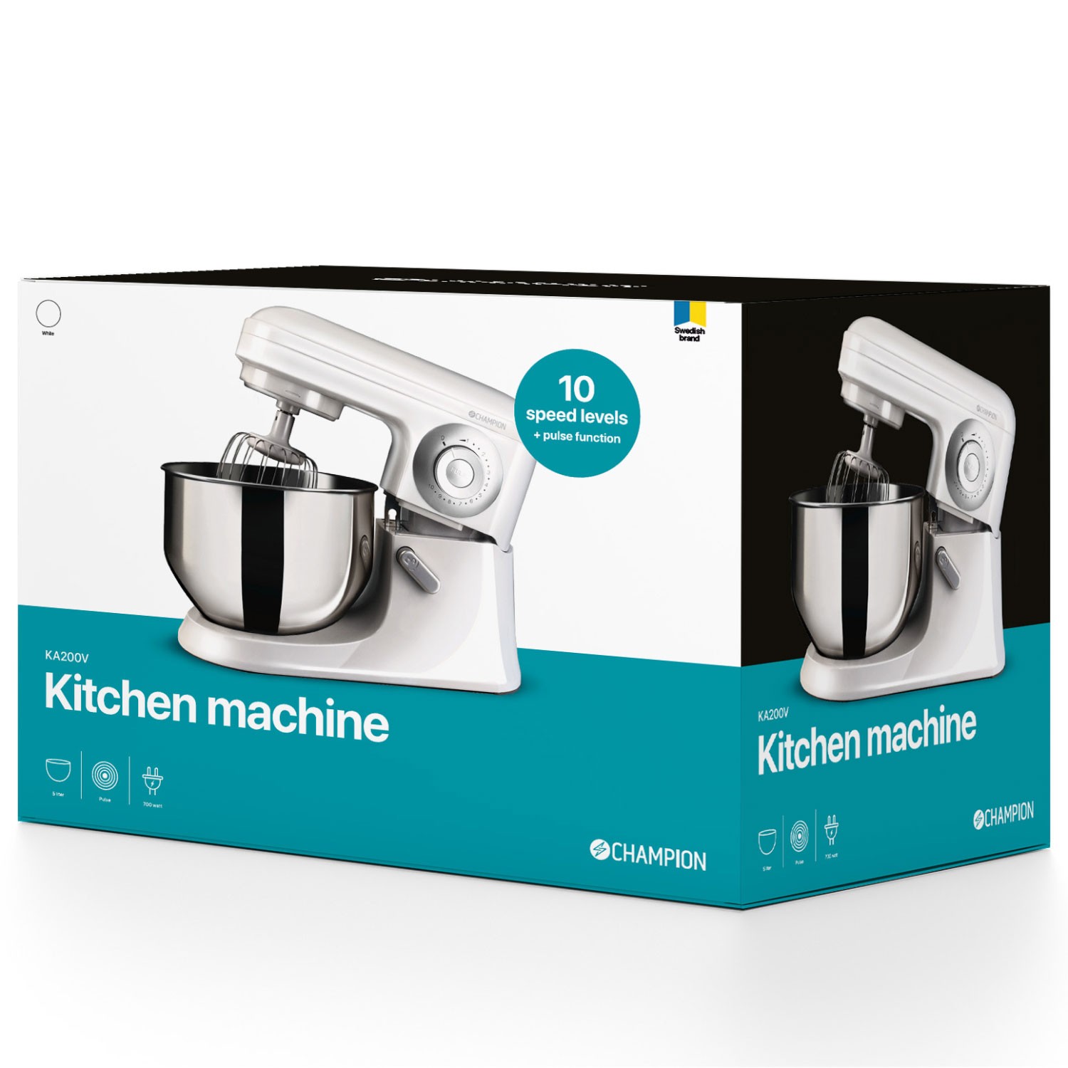 Köksmaskin Champion 5L 700W KA200 Vit