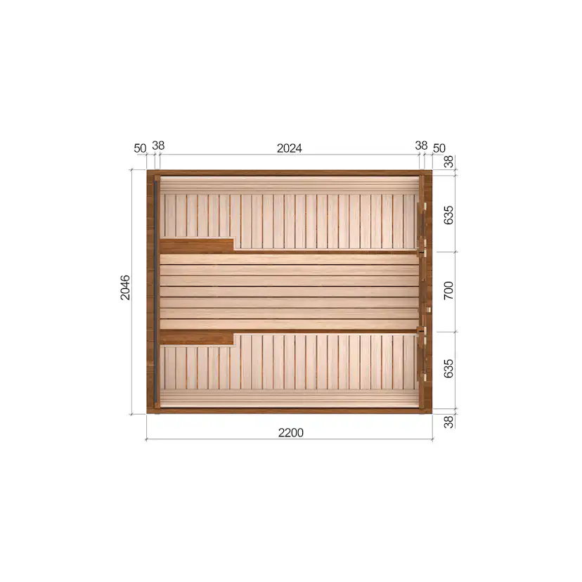 Bastutunna Nordkapp.NU SKÄRGÅRD Thermowood