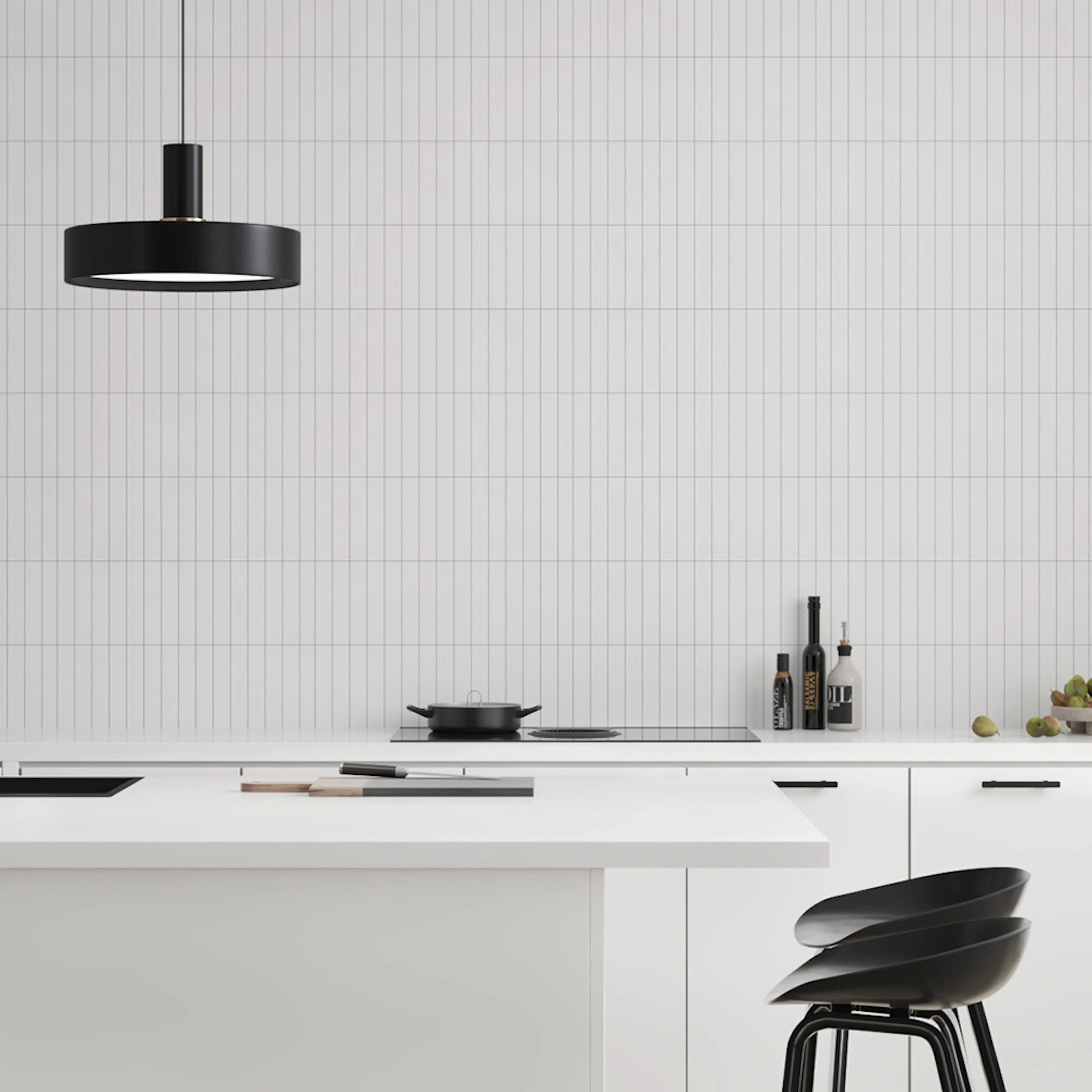 Stänkskyddsskiva Fibo 2094-M0420 S White 10x620x2400 mm