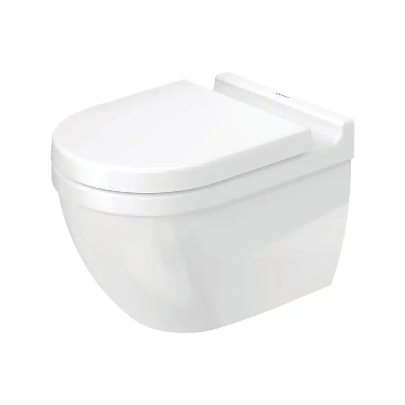 Vägghängd Toalettstol Duravit Starck 3 252709 Rimless utan Toalettsits