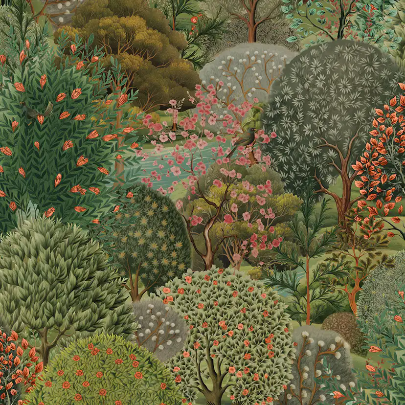 Tapet Holden Utopia II Arboretum Green 91752