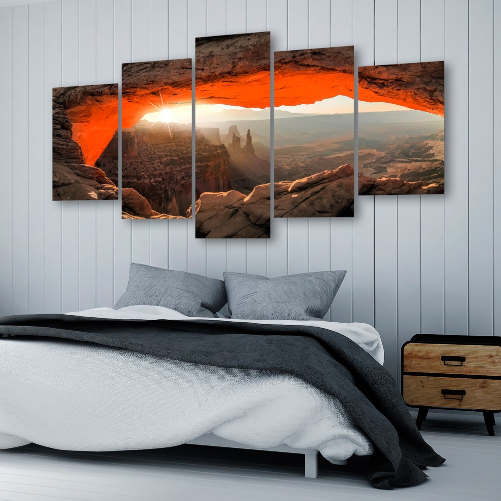 Tavla Arkiio Mesa Arch Canyonlands National Park USA