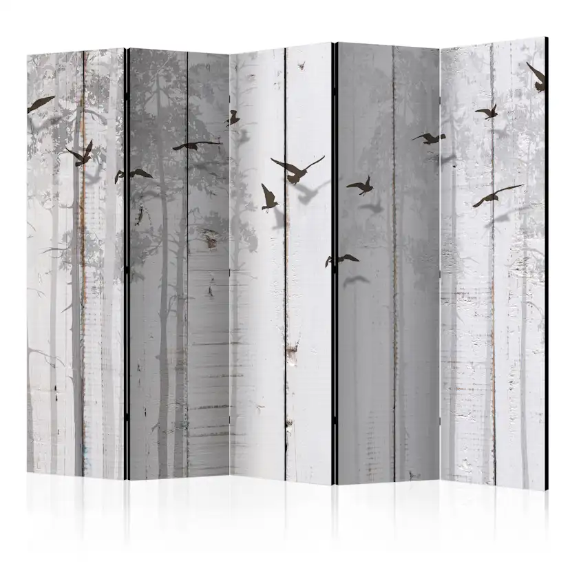 Rumsavdelare Arkiio Birds on Boards II 225x172 cm