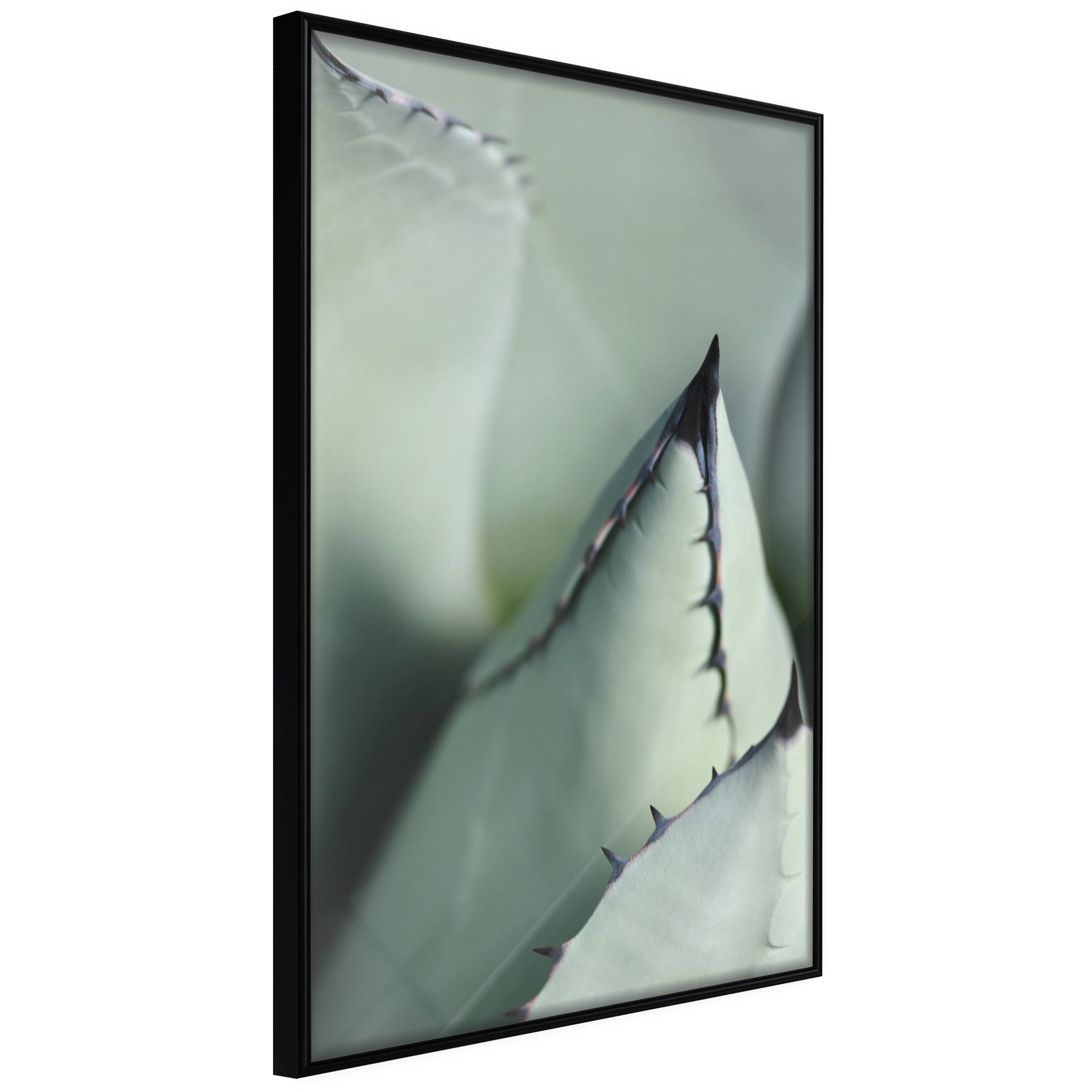 Affisch - Green Spikes [Poster] 40x60 Svart ram, 40x60 cm