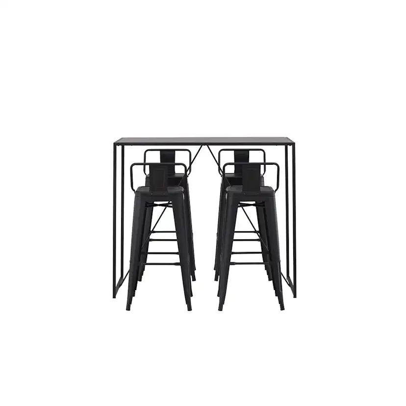 Matgrupp Venture Home Brea med 4 Tempe Flat Stolar