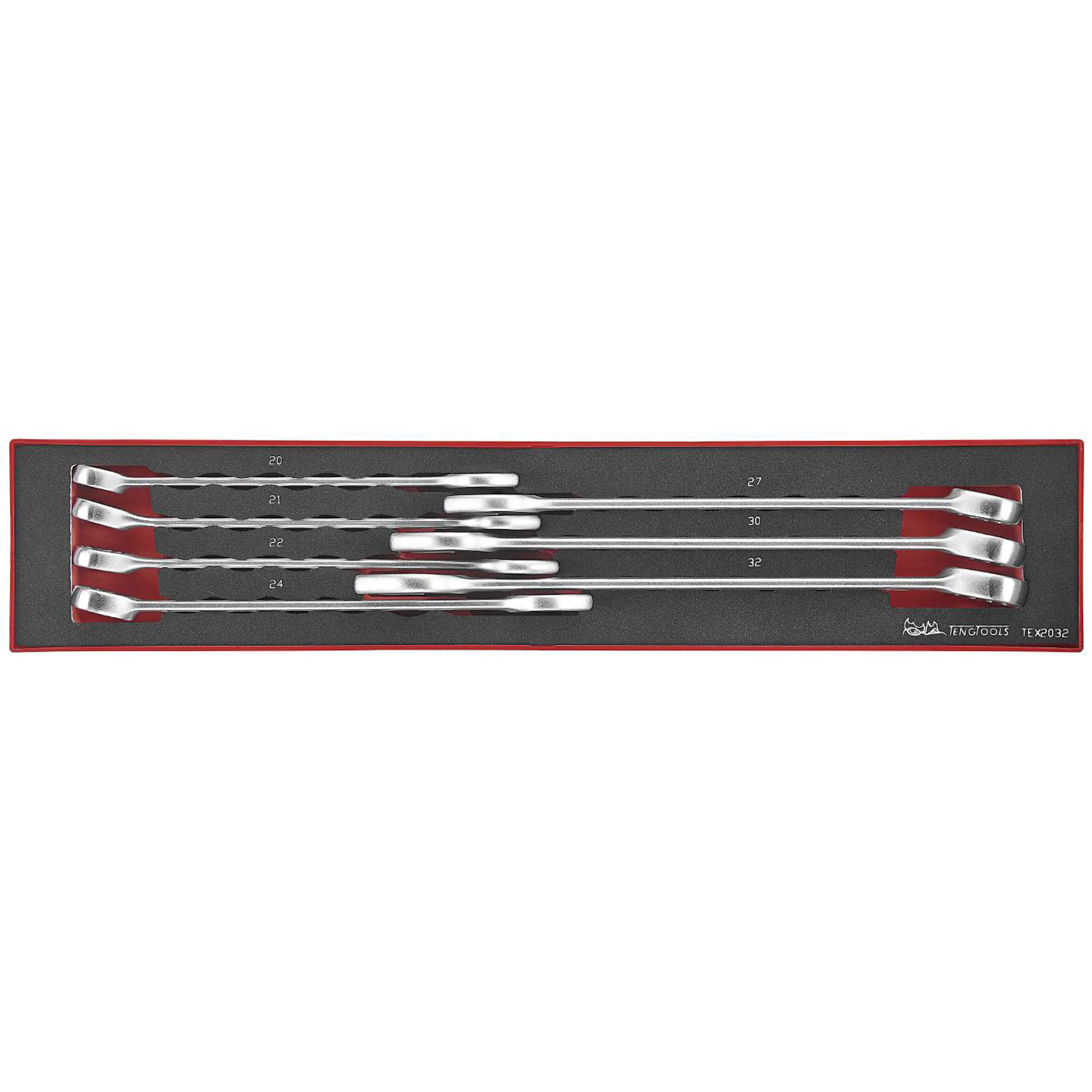 U-ringnyckelsats 7 delar Teng Tools TEX2032