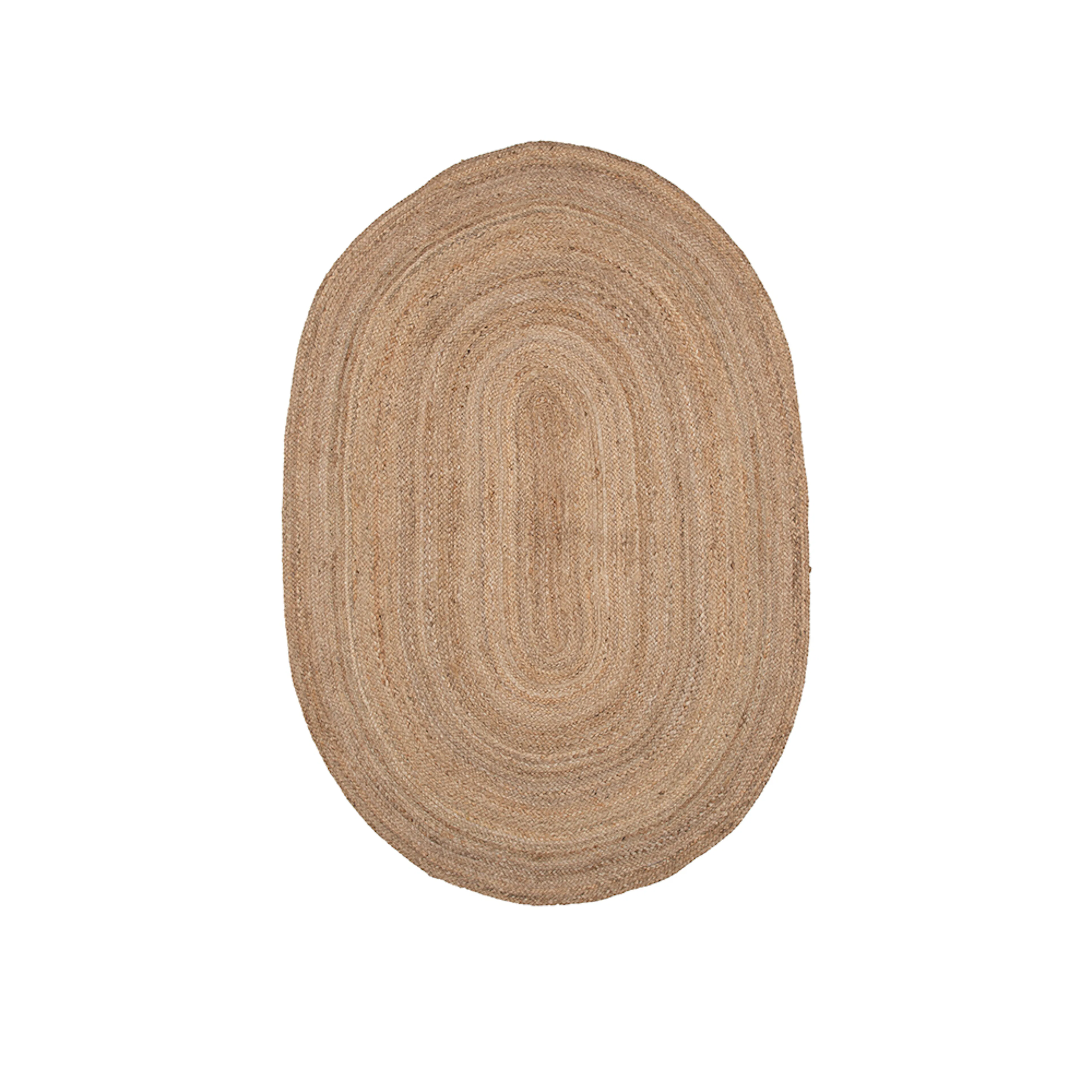 Oliver 100% jute - 160*80- -Oval-Natural dark 160x80 cm