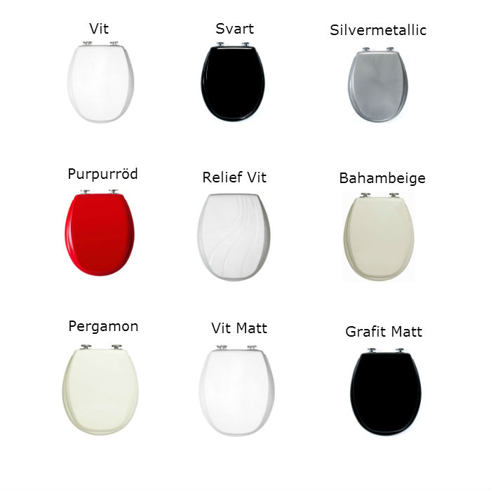 Toalettlock Kan 2001 Exclusive Vit Vit