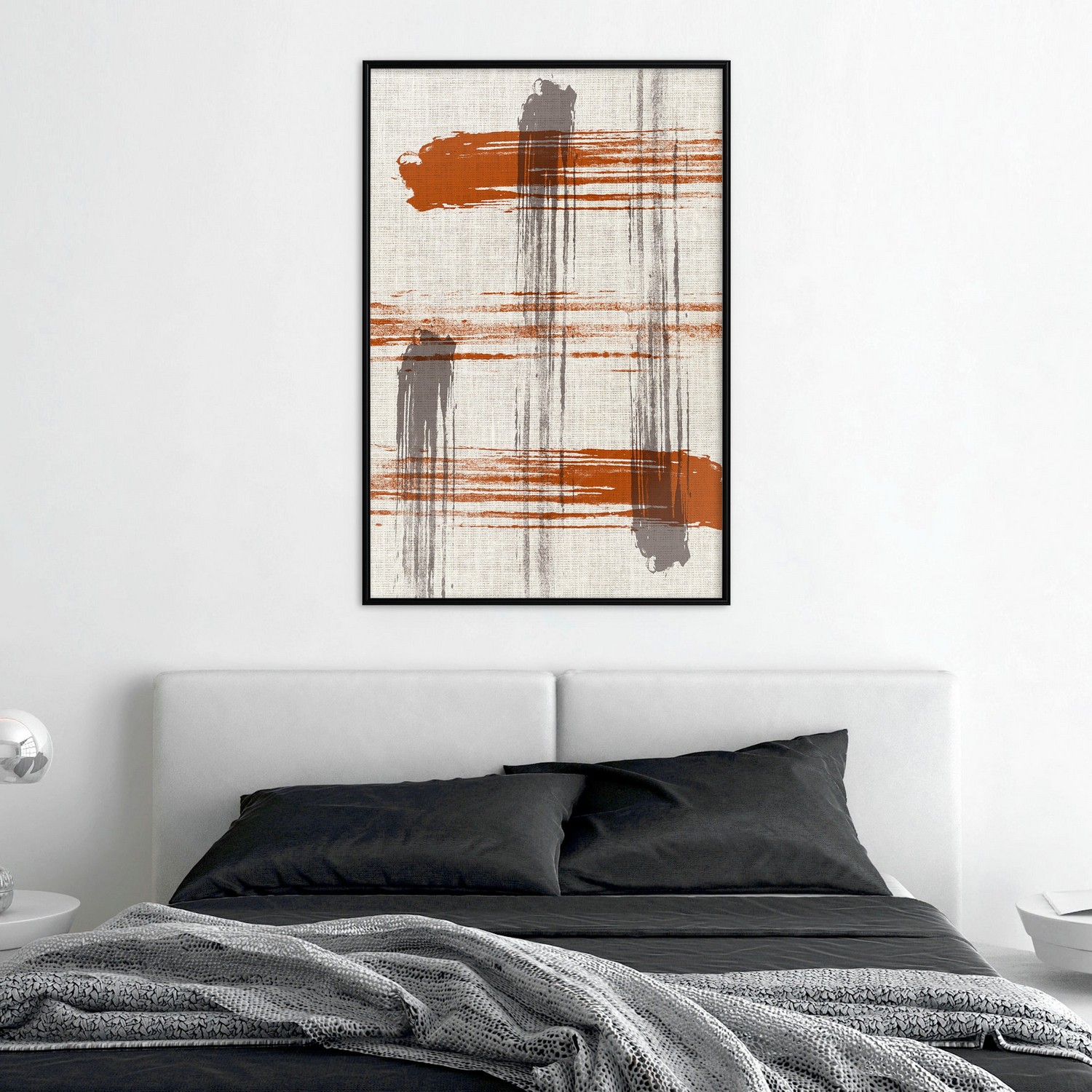 Affisch - Abstract Game [Poster] 20x30 Svart ram, 20x30 cm