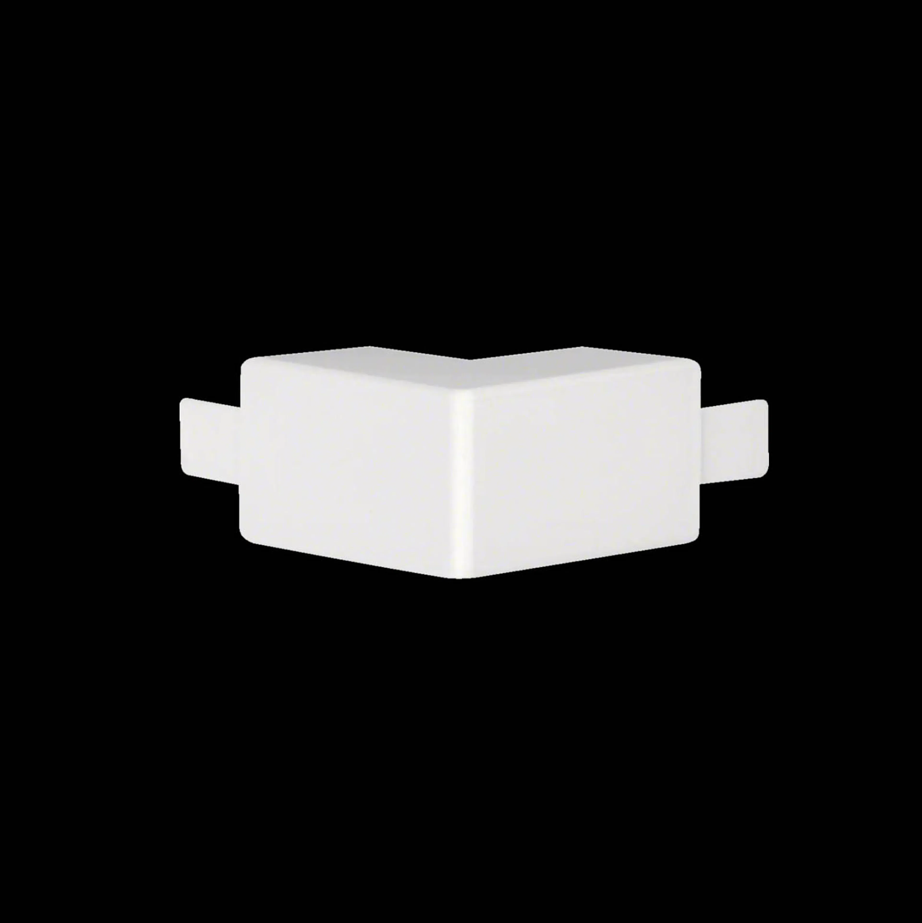 Ytterhörn till Matarkanal Hager LF/LFH 30 x 30 mm Halogenfri Vit RAL 9016