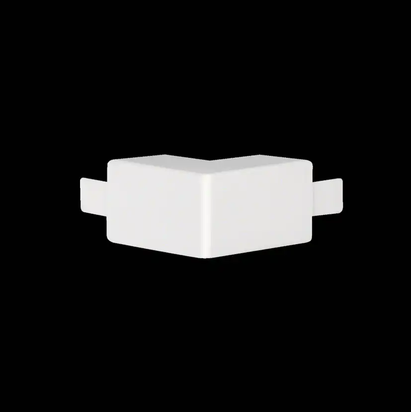 Ytterhörn till Matarkanal Hager LF/LFH 30 x 30 mm Halogenfri Vit RAL 9016