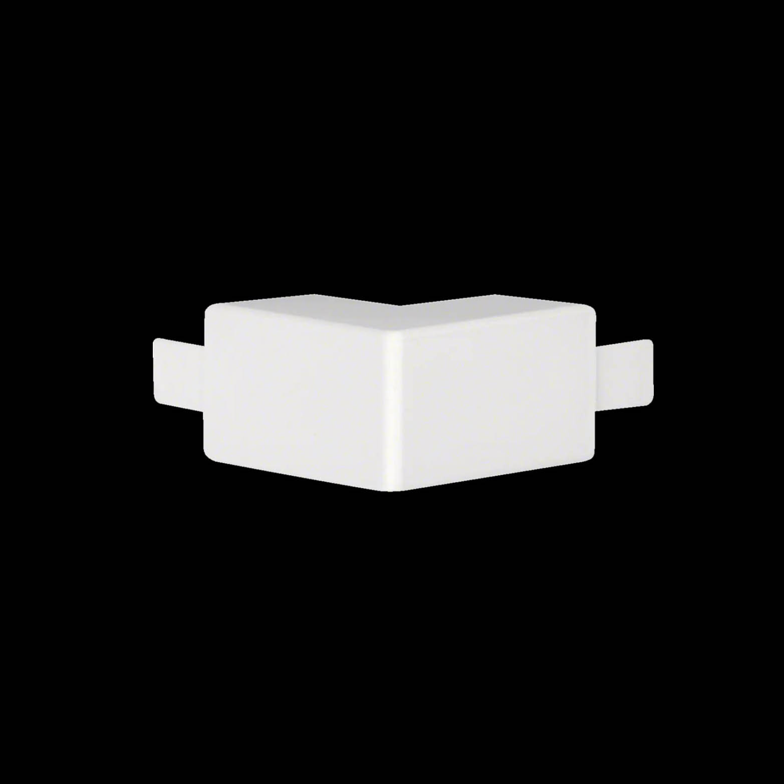 Ytterhörn till Matarkanal Hager LF/LFH 30 x 30 mm Halogenfri Vit RAL 9016