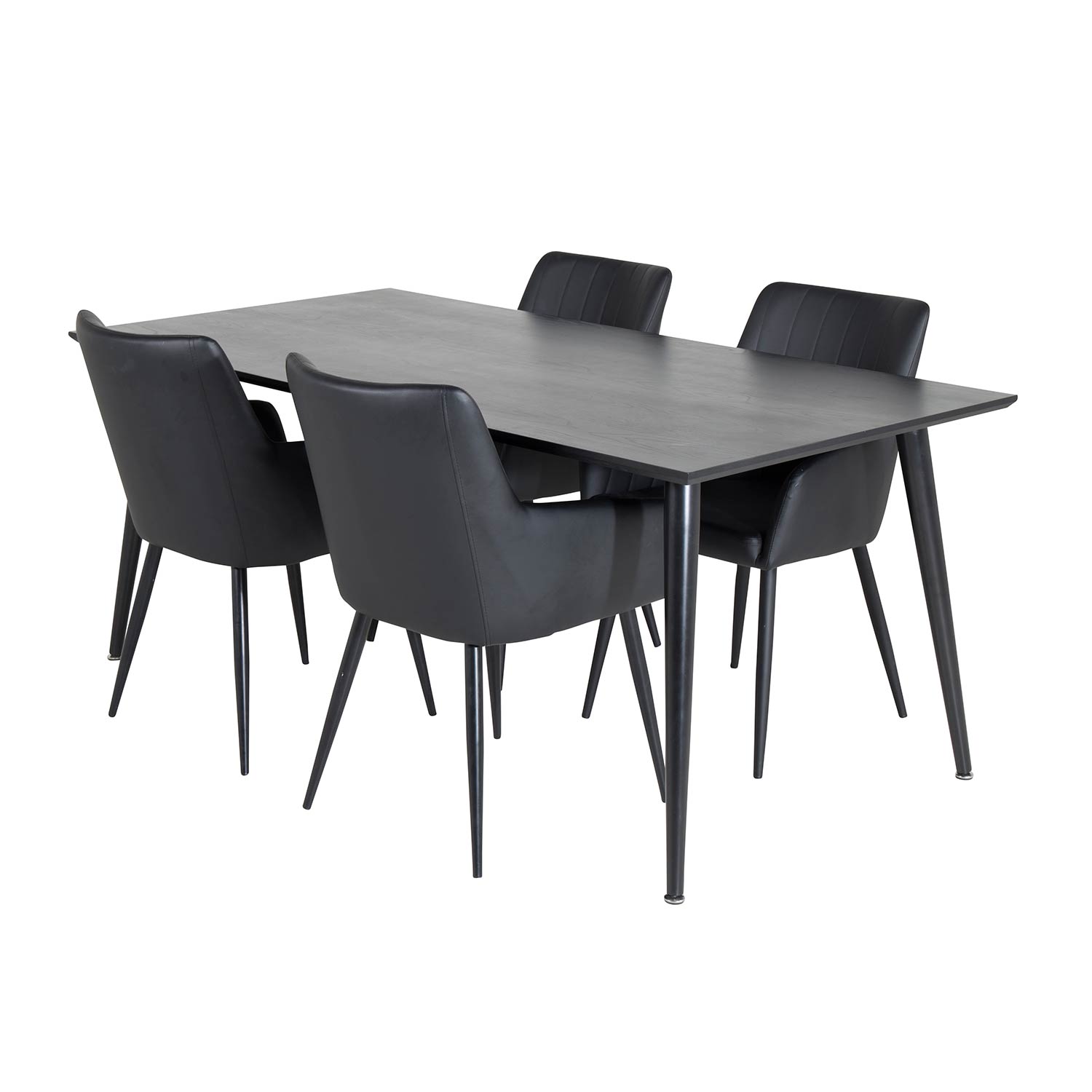 Matgrupp Venture Home Disa med 4 Corina Stolar Konstläder