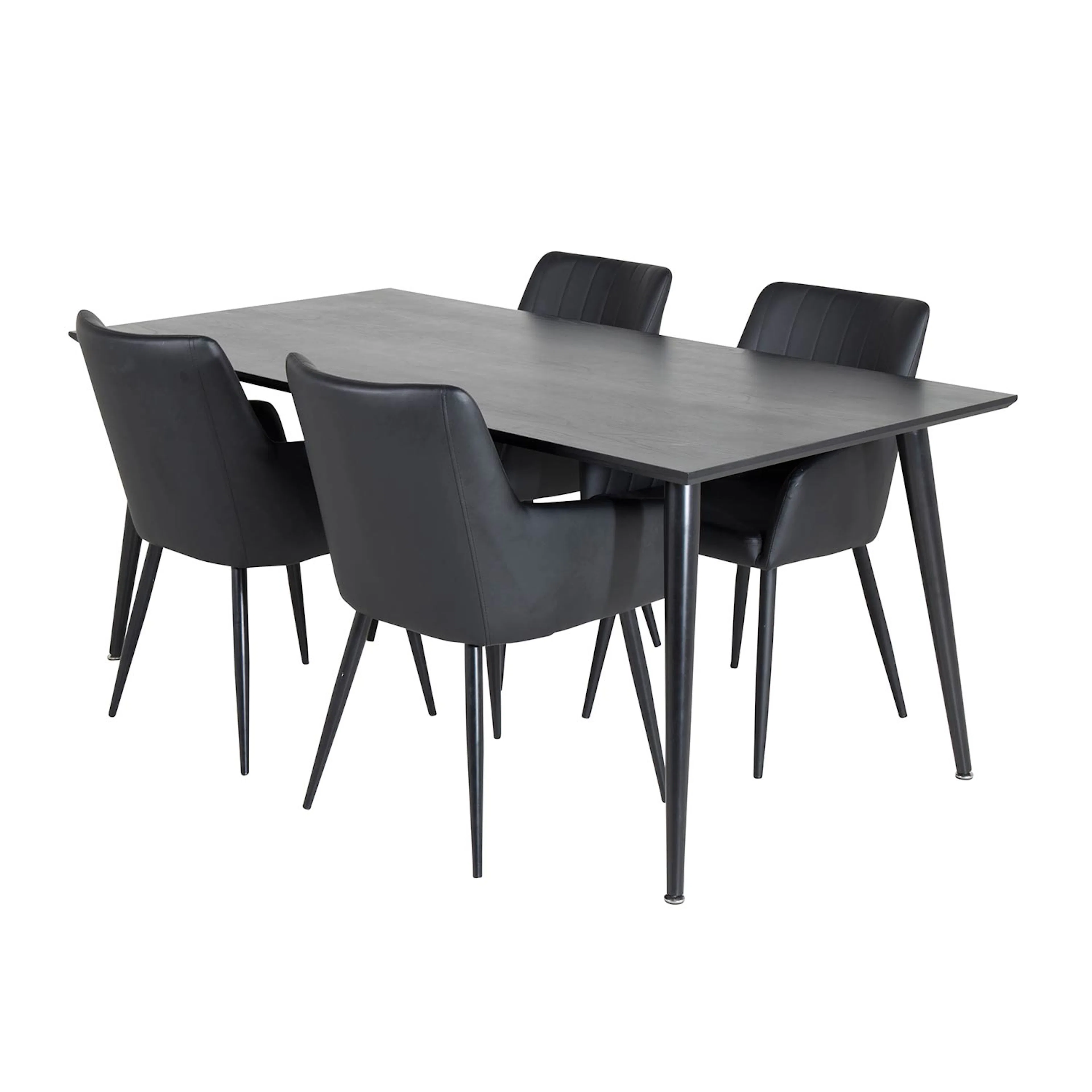 Matgrupp Venture Home Disa med 4 Corina Stolar Konstläder