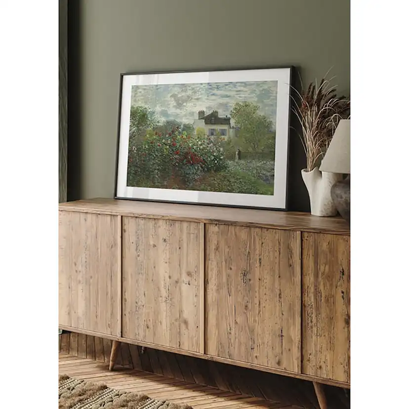 Poster Gallerix The Artists Garden In Argenteuil By Claude Monet