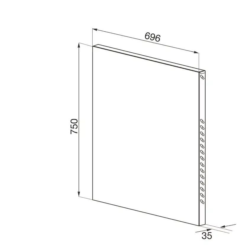 Stänkskydd Smeg KITC7X