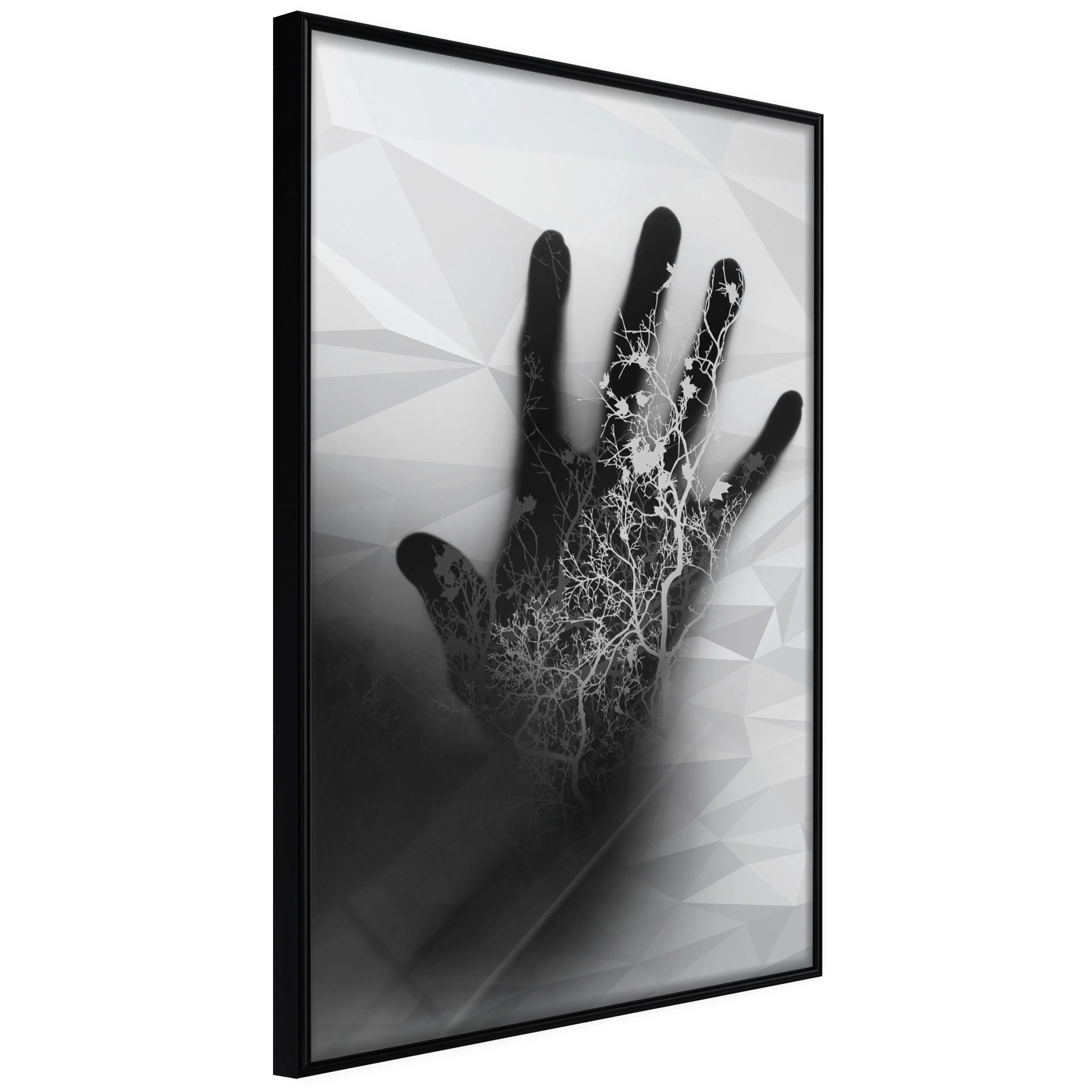 Affisch - Magic Hand [Poster] 40x60 Svart ram, 40x60 cm